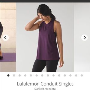 Lululemon Conduit Single Tank Top